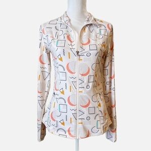 SwingJuice 90'S Style Golf Women’s Full Zip Jacket Size Medium